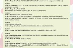 PROGRAMA FESTA MAJOR D'ESTIU 2024